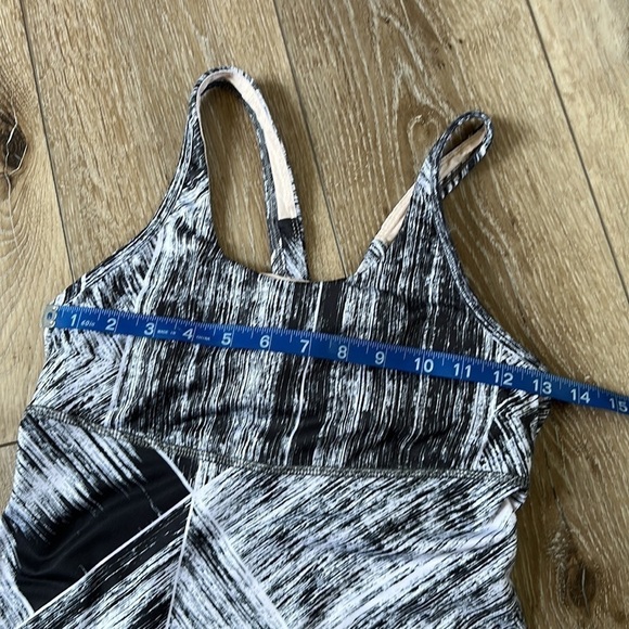 Lululemon Crossback Tank Heat Wave White Black / White - Picture 11 of 12